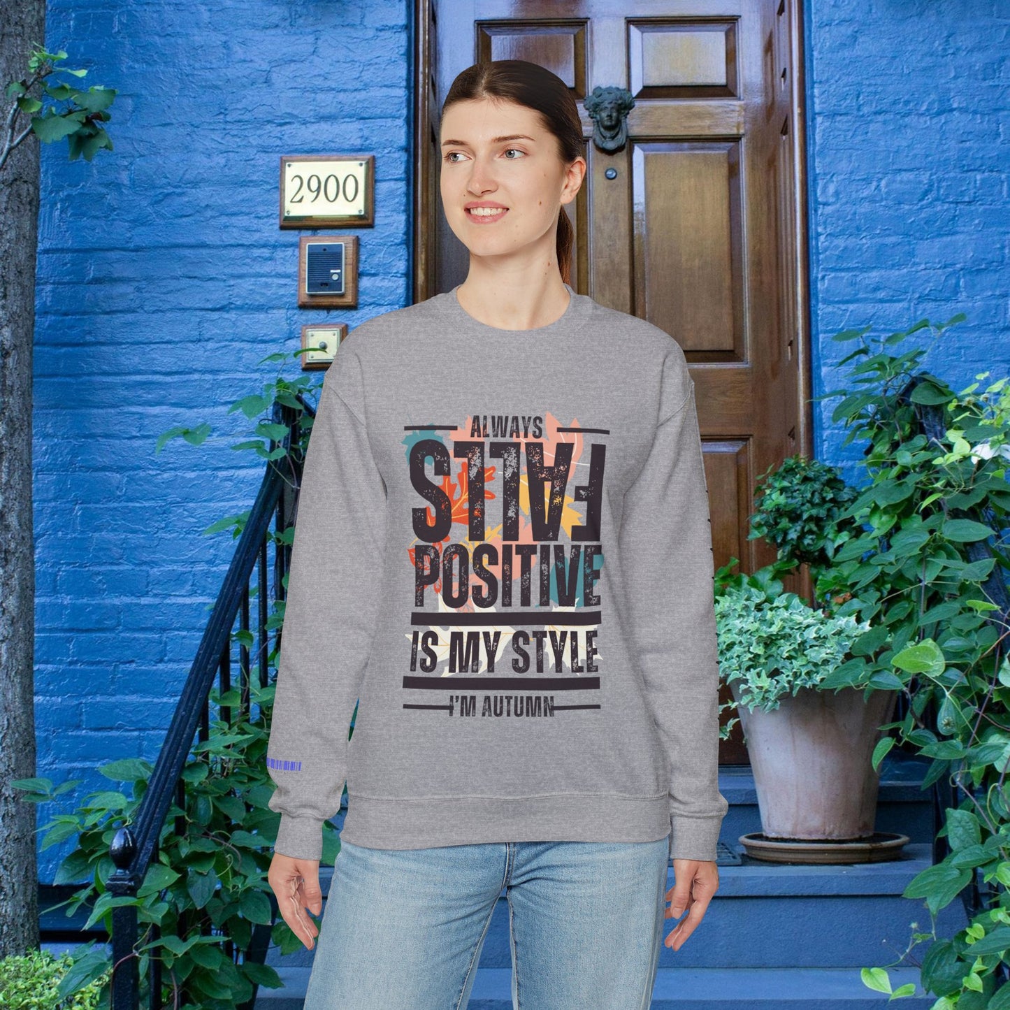 Unisex Heavy Blend™ Crewneck Sweatshirt_ N2+ Series UHBCSS PT2WW027_ Limited Edition Pure Luxury By WesternWaves: