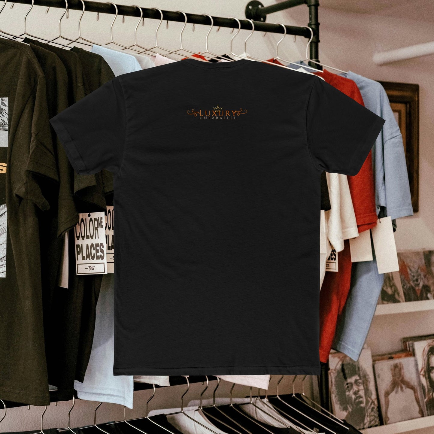 Unisex Cotton Crew Tee_ N4+ Series USCCTEE PT2WW001_ Limited Edition High Quality Print Statement by WesternWaves: