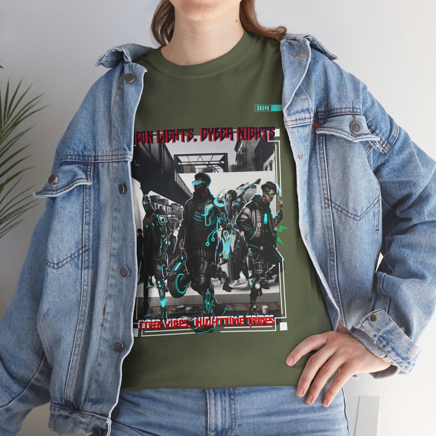 Unisex Heavy Cotton Tee_ N8+ Series USHOSTEE_ PT2WW003_ 01 Oct 2025_ Limited Edition Casual Wear by WesternWaves: