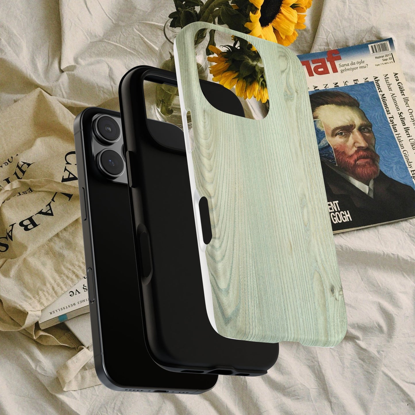 Tough Cases_ iPhone Case_ Series N8+ TCPCASE PT2WW005_ Limited Edition Wooden Grain Phone Case for iPhones by WesternWaves_