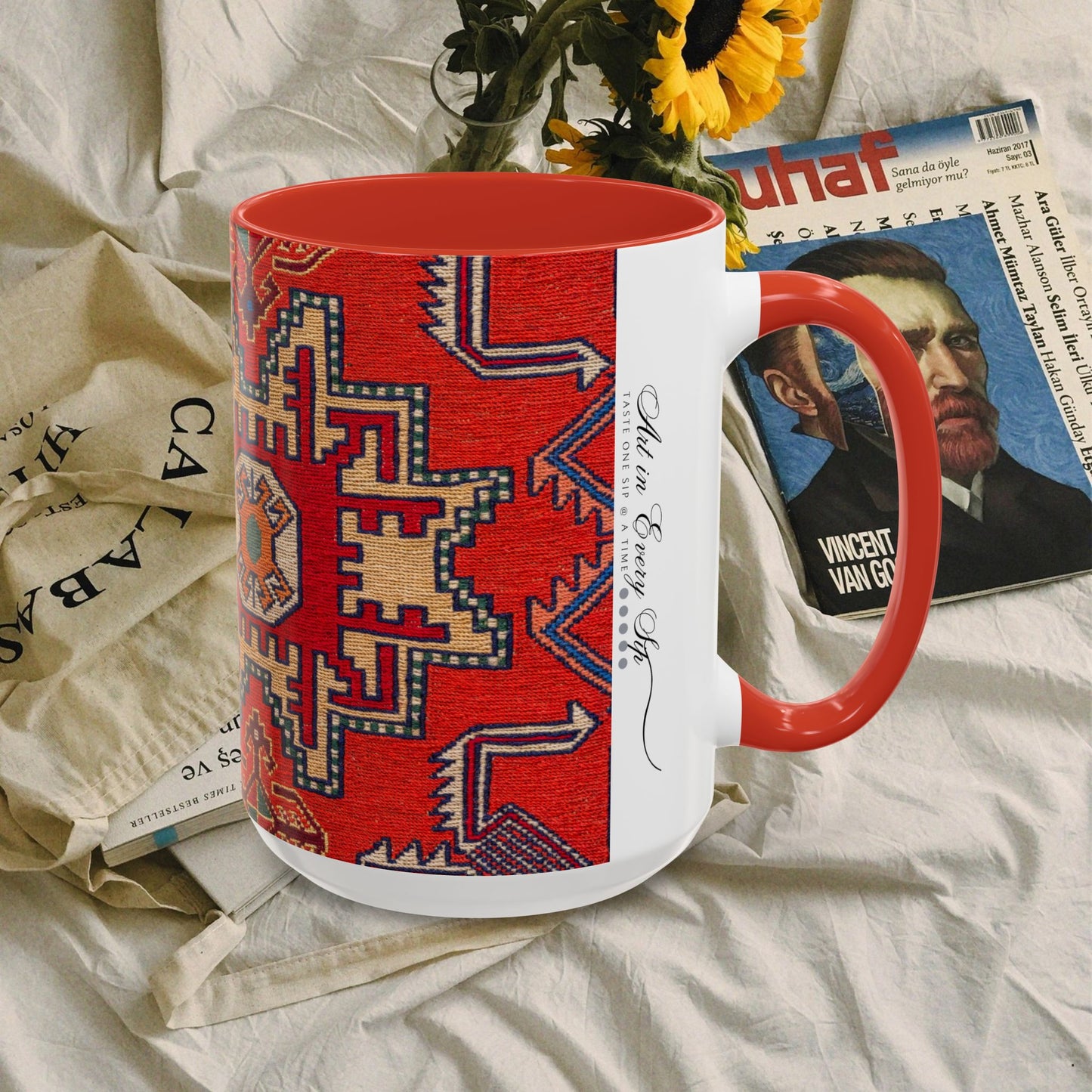 Accent Coffee Mug 11, 15oz_ N3+ Series ACM11OZ PT2WW019_ Limited Edition Perfect Blend of Style by WesternWaves: