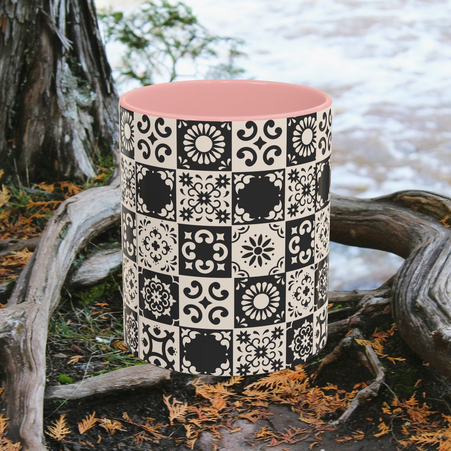 Accent Coffee Mug (11, 15oz)_ N+ Series ACMUG PT2WW004_ Limited Edition Mug by WesternWaves