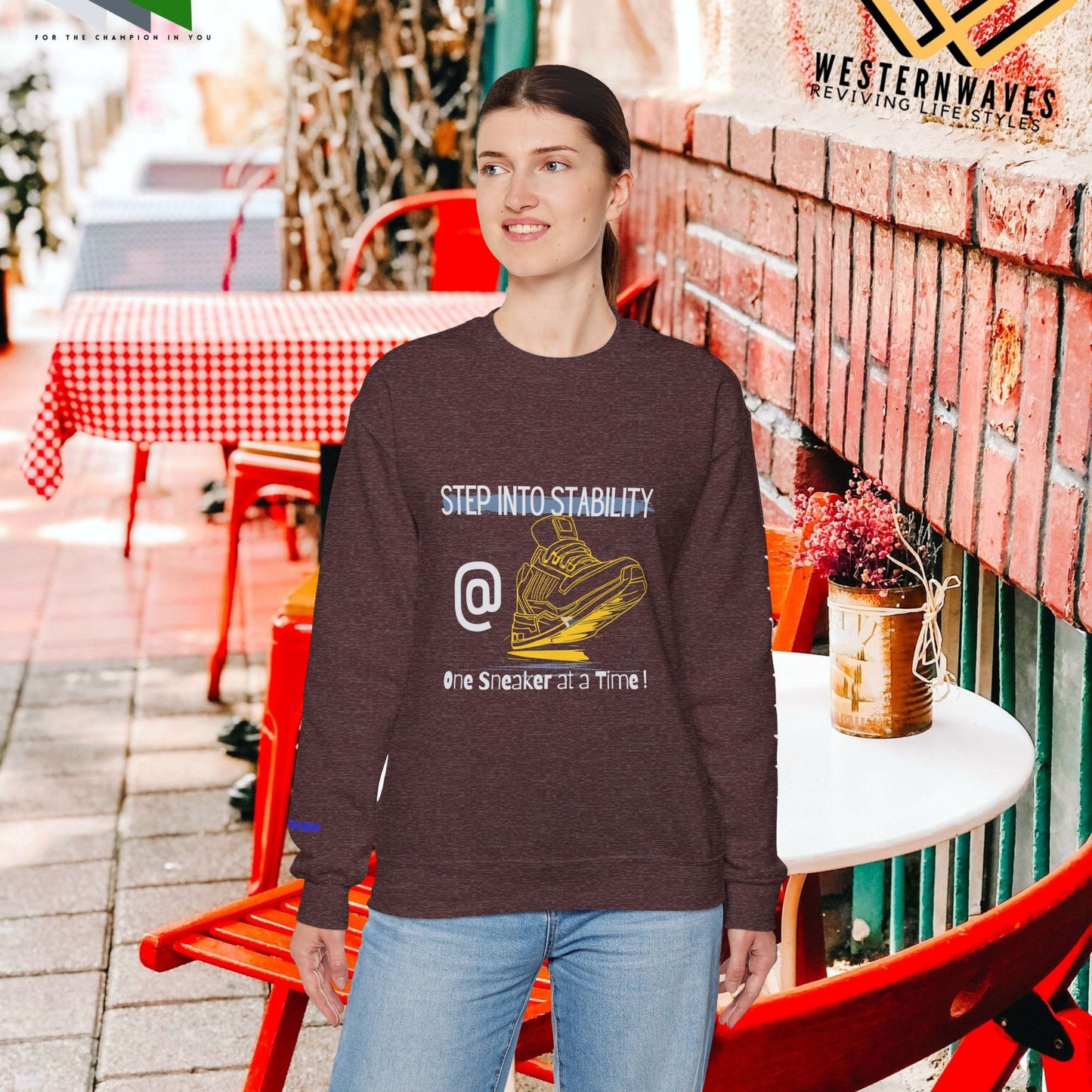 Unisex Heavy Blend™ Crewneck Sweatshirt_ N3+ Series UHBCSS PT2WW033_ Limited Edition Pure Luxury By WesternWaves: