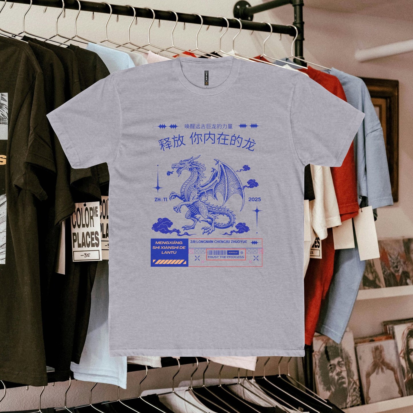 Unisex Cotton Crew Tee_ N3+ Series USCCTEE PT2WW003_ Limited Edition Workout & Everyday Routine Pleasure by WestenWaves: