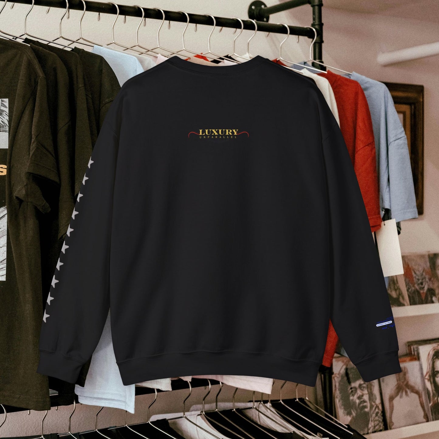 Unisex Heavy Blend™ Crewneck Sweatshirt_ N+ Series UHBCSS PT2WW028_ Limited Edition by WesternWaves: