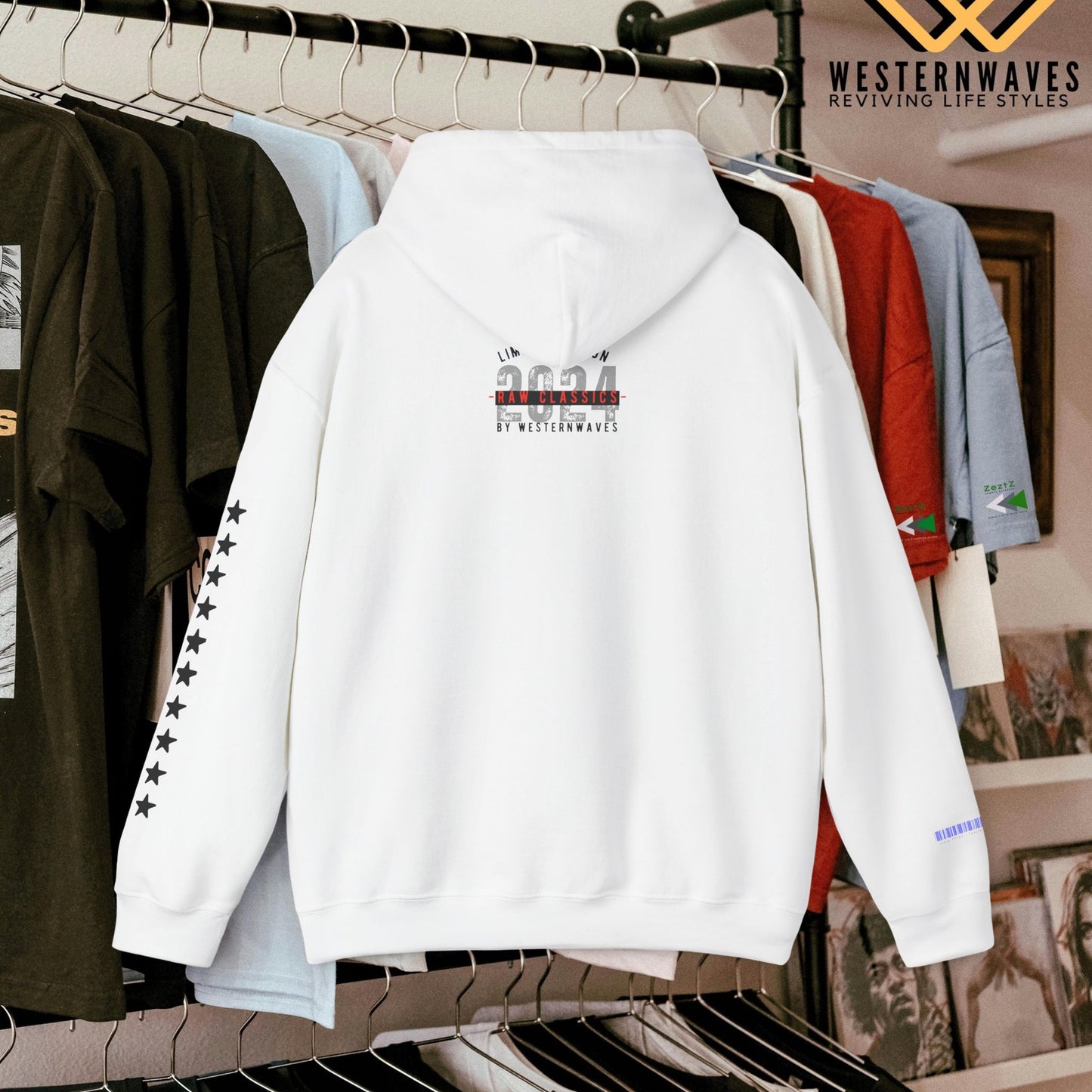 Unisex Heavy Blend™ Hooded Sweatshirt_ N3+ Series USHBHSS PT2WW006_ Limited Edition Pinnacle of Comfort & Style by WesternWaves: