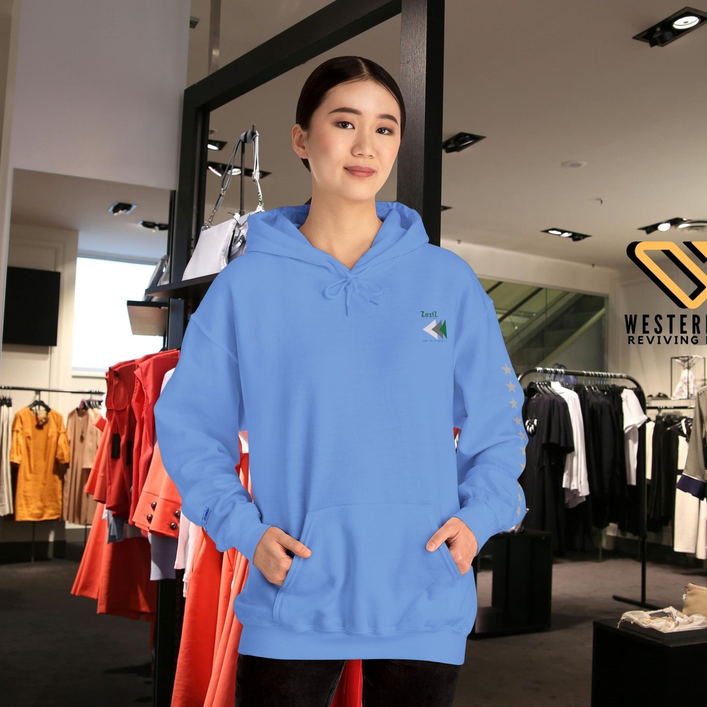 Unisex Heavy Blend™ Hooded Sweatshirt_ N+ Series USHBHSS PT2WW001_ Limited Edition by WesternWaves: