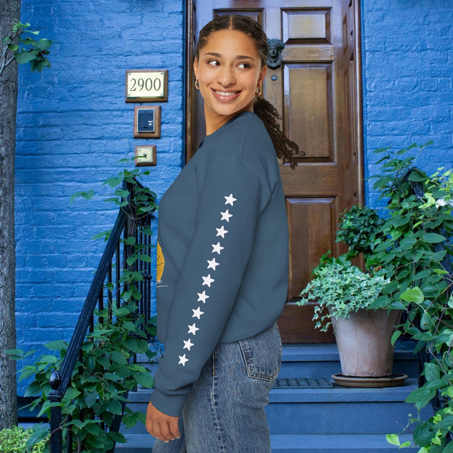 Unisex Heavy Blend™ Crewneck Sweatshirt_ N2+ Sports Series UHBCSS PT2WW009_ Limited Edition ‘Zeztz’ Brand Sports Elements by WesternWaves: