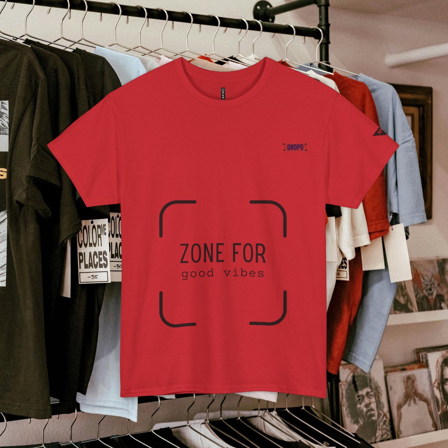 Unisex Heavy Cotton Tee_ 20 July 2025_ Limited Edition Unique Summer Wear_ by WesternWaves: