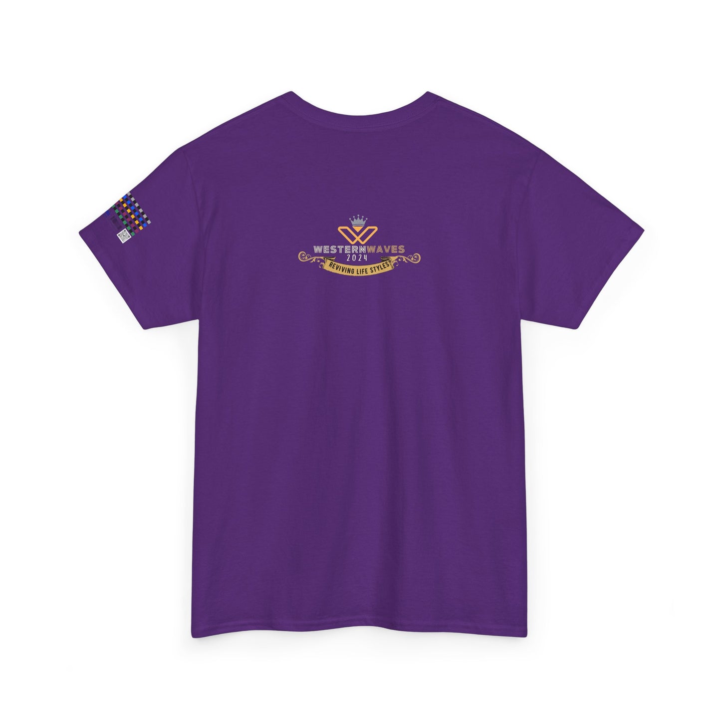 Unisex Heavy Cotton Tee_ Crafted from premium 100% cotton_ N+ Series UHCT PT2WV007_ Limited Edition by WesternWaves: