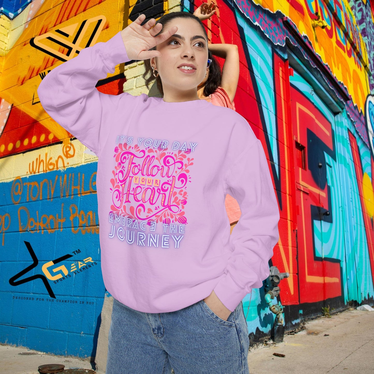 Unisex Garment-Dyed Sweatshirt_ N3+ Series UGDSS PT2WW001_ WesternWaves Limited Edition: