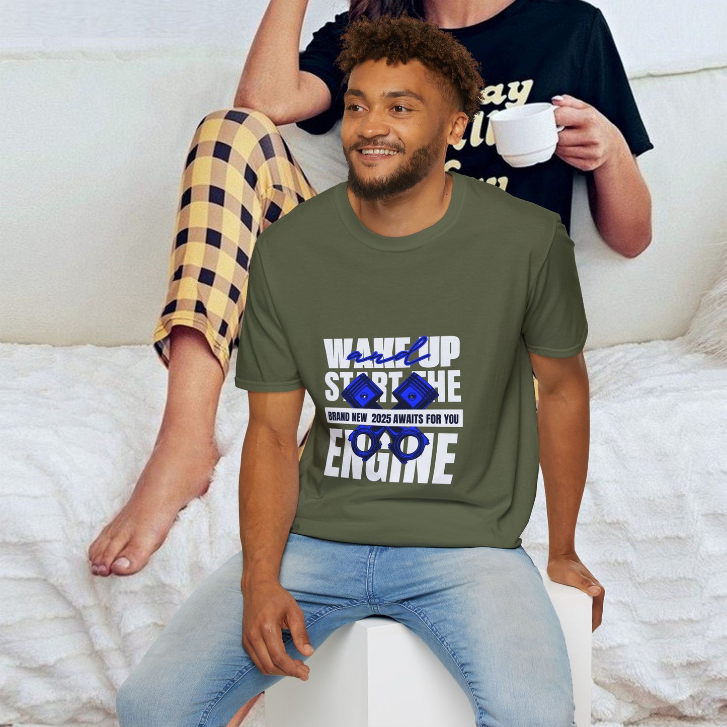 Unisex Softstyle T-Shirt_ N3+ Series USSTS FT2WW004_ Redefine Relaxation Limited Edition by WesternWaves: