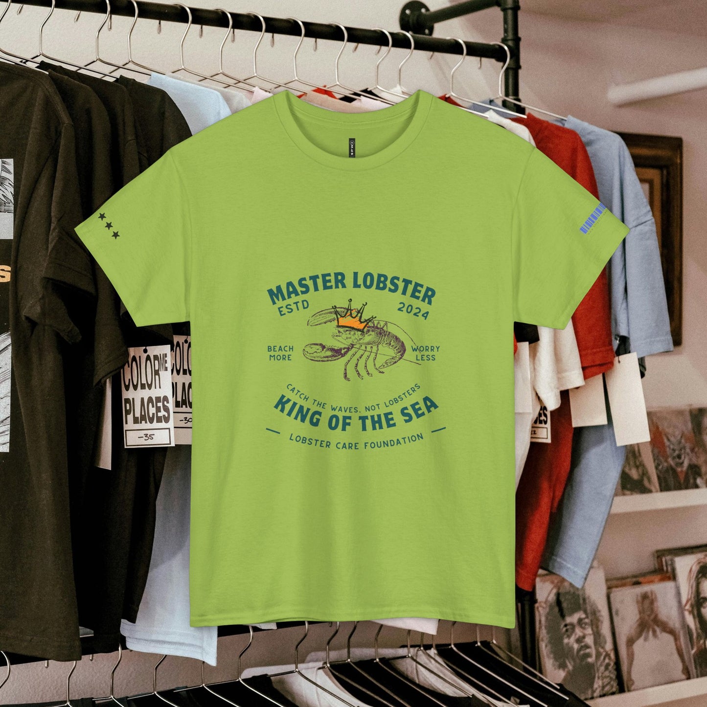 Unisex Heavy Cotton Tee_ Crafted from premium 100% cotton_ N2+ Series UHCT PT2WW007_ Limited Edition Maximum Comfort by WesternWaves:
