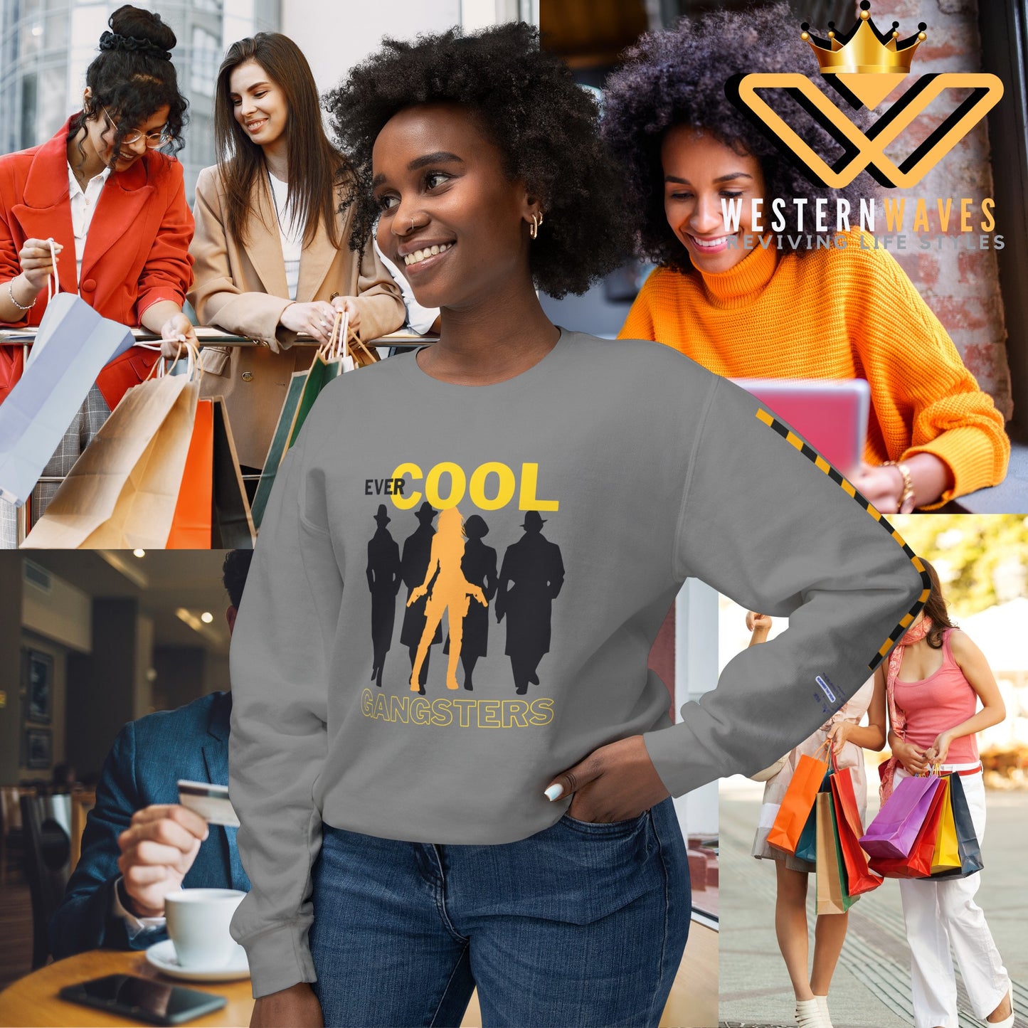 Unisex Lightweight Crewneck Sweatshirt_ N+ Series ULWCSS PT2WW002_Limited Edition
