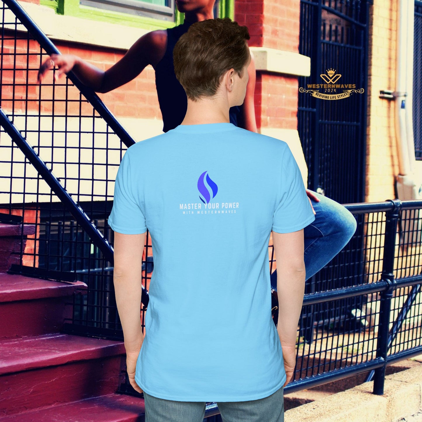 Unisex Softstyle T-Shirt_ N3+ Series USSTS FT2WW005_ Limited Edition Redefines & Relaxation by WesternWaves: