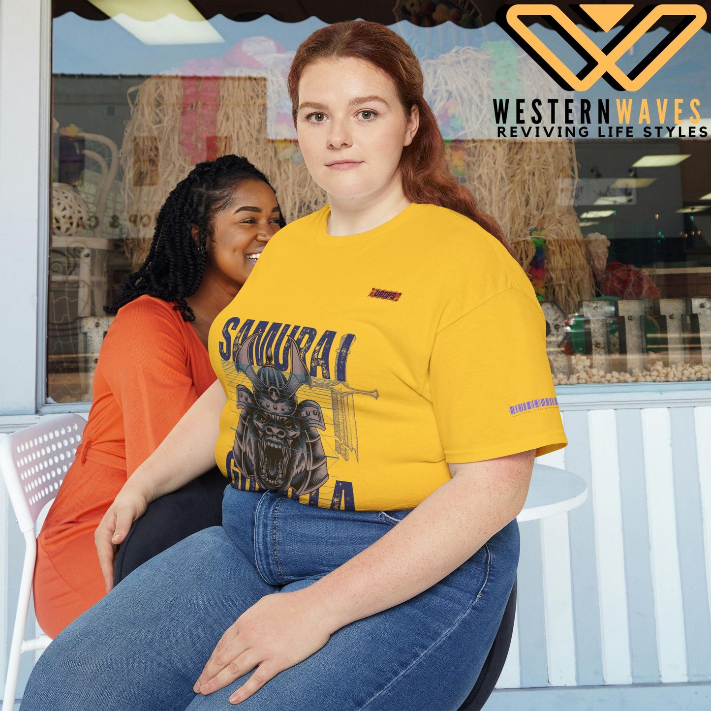 Unisex Ultra Cotton Tee_ Classic Comfort Unleashed_ N2 Series USUCTEE PT2WW004_ Limited Edition Maximum Comfort & Style by WesternWaves: