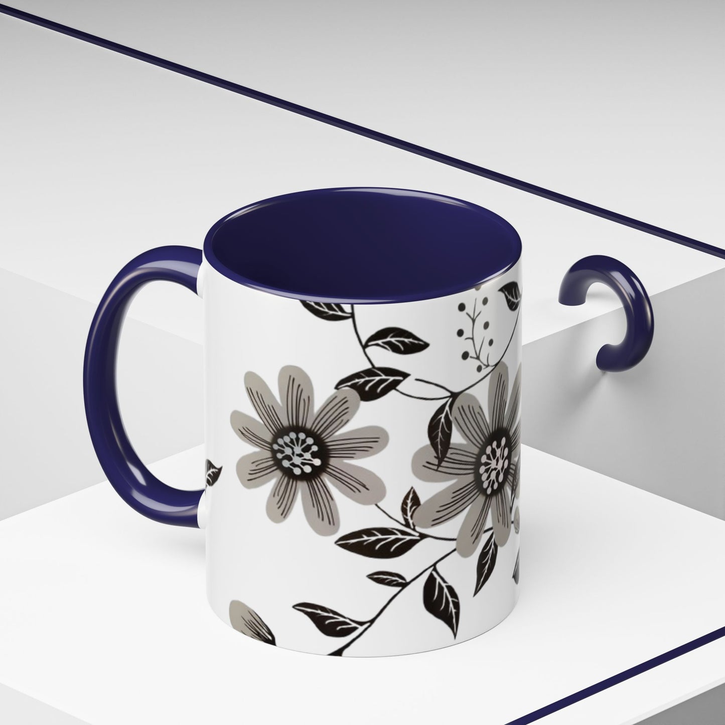 Accent Coffee Mug 11, 15oz_ N3+ Series ACM11OZ PT2WW015_ Limited Edition Perfect Blend of Style by WesternWaves: