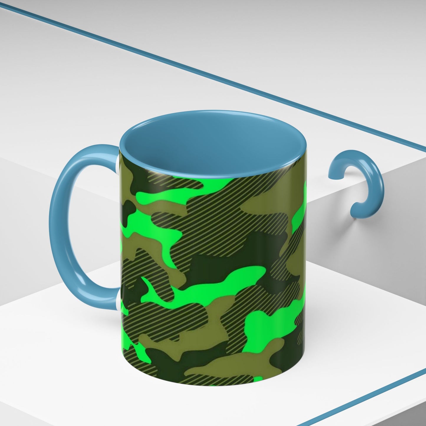 Accent Coffee Mug (11, 15oz)_ N2 Series ACMUG PT2WW004_ Limited Edition Mug by WesternWaves: