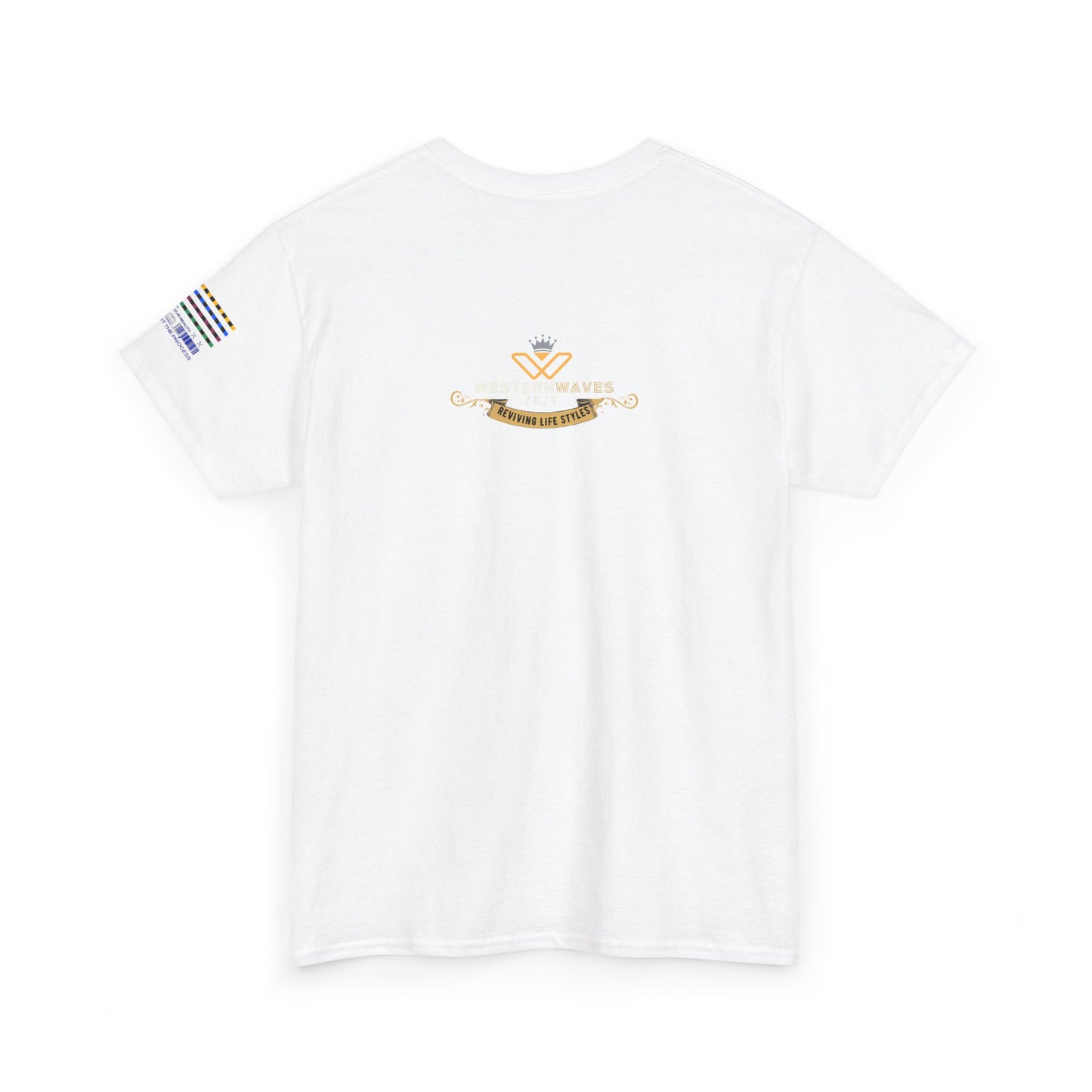 Unisex Heavy Cotton Tee_ Crafted from premium 100% cotton_ N+ Series UHCT PT2WV003_ Limited Edition by WesternWaves: