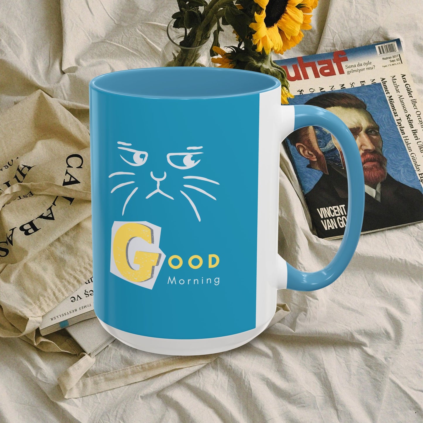 Accent Coffee Mug (11, 15oz)_ N+ Series ACMUG PT2WW006_ Limited Edition Mug by WesternWaves