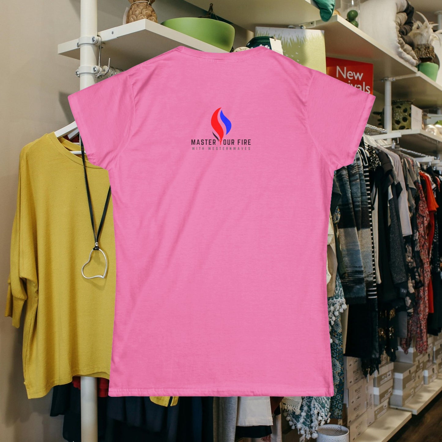 Women's Softstyle Tee_ for Effortless Chic_ N2+ Series WSST PT2WW004_ Limited Edition Feminine & Sophisticated Style by WesternWaves: