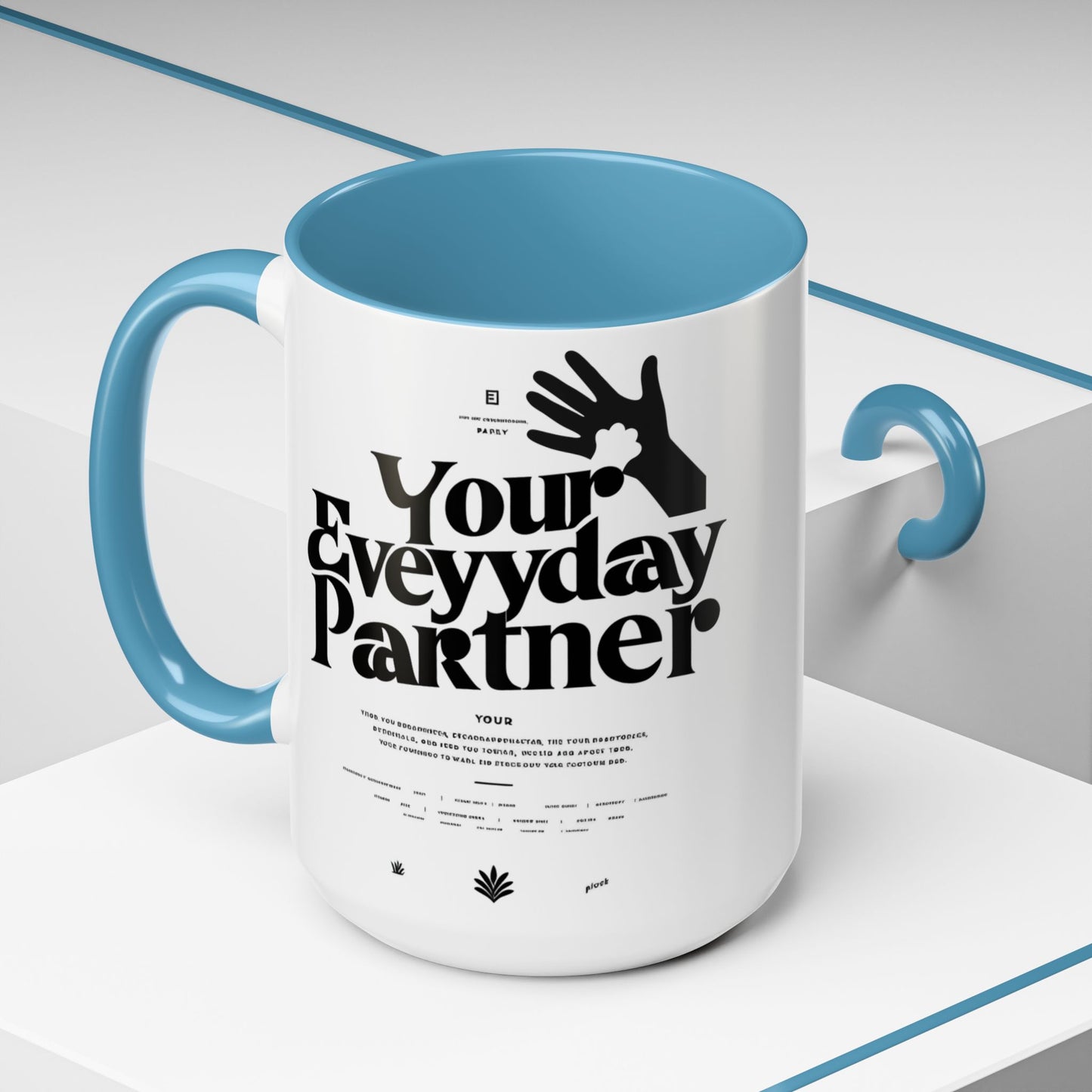 Accent Coffee Mug 11oz, 15oz_ N3* Series ACM11OZ PT2WW023_ Limited Edition Perfect Blend of Style by WesternWaves: