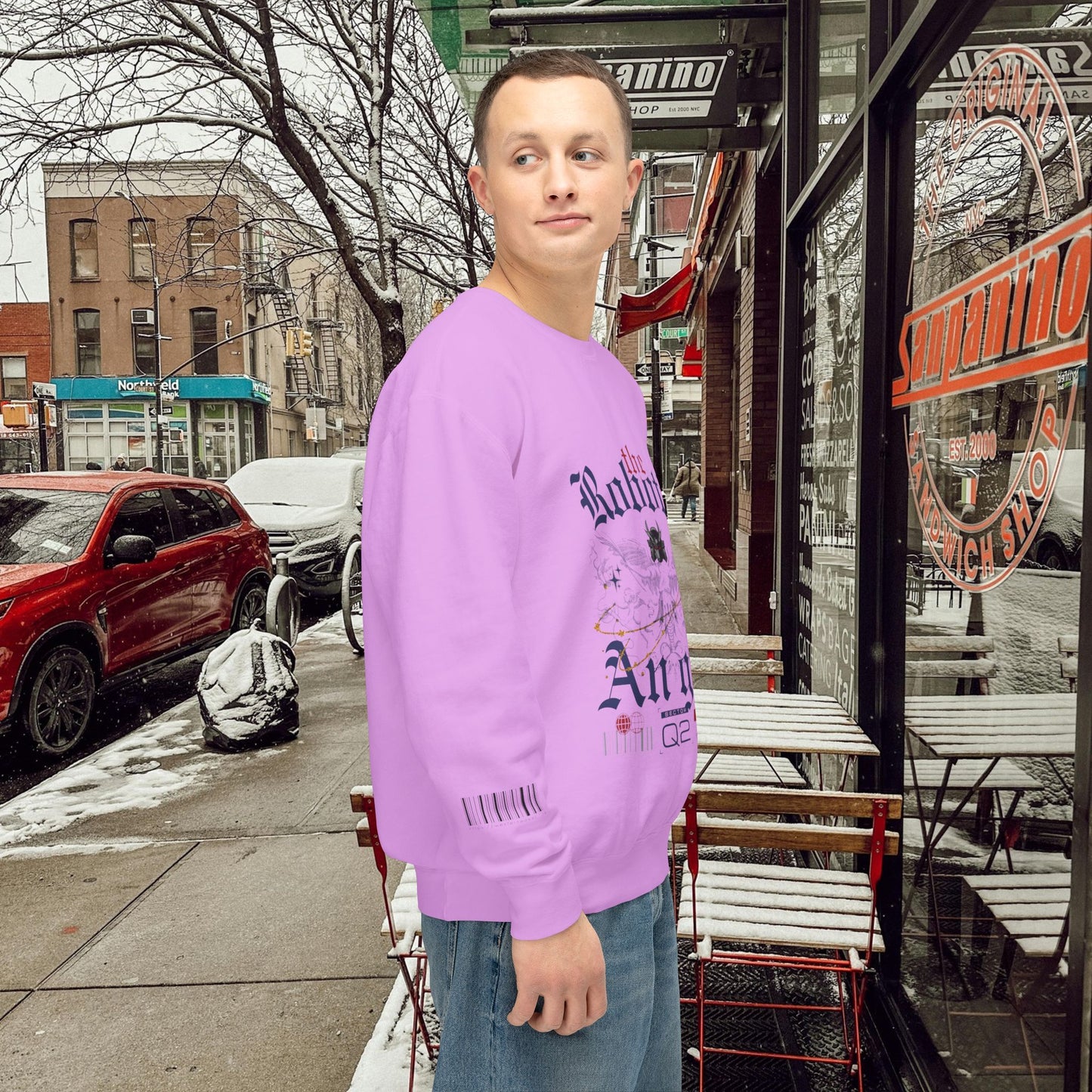 Unisex Lightweight Crewneck Sweatshirt_ N3+ Series ULWCSS PT2WW012_ Limited Edition Unparalleled Quality by WesternWaves: