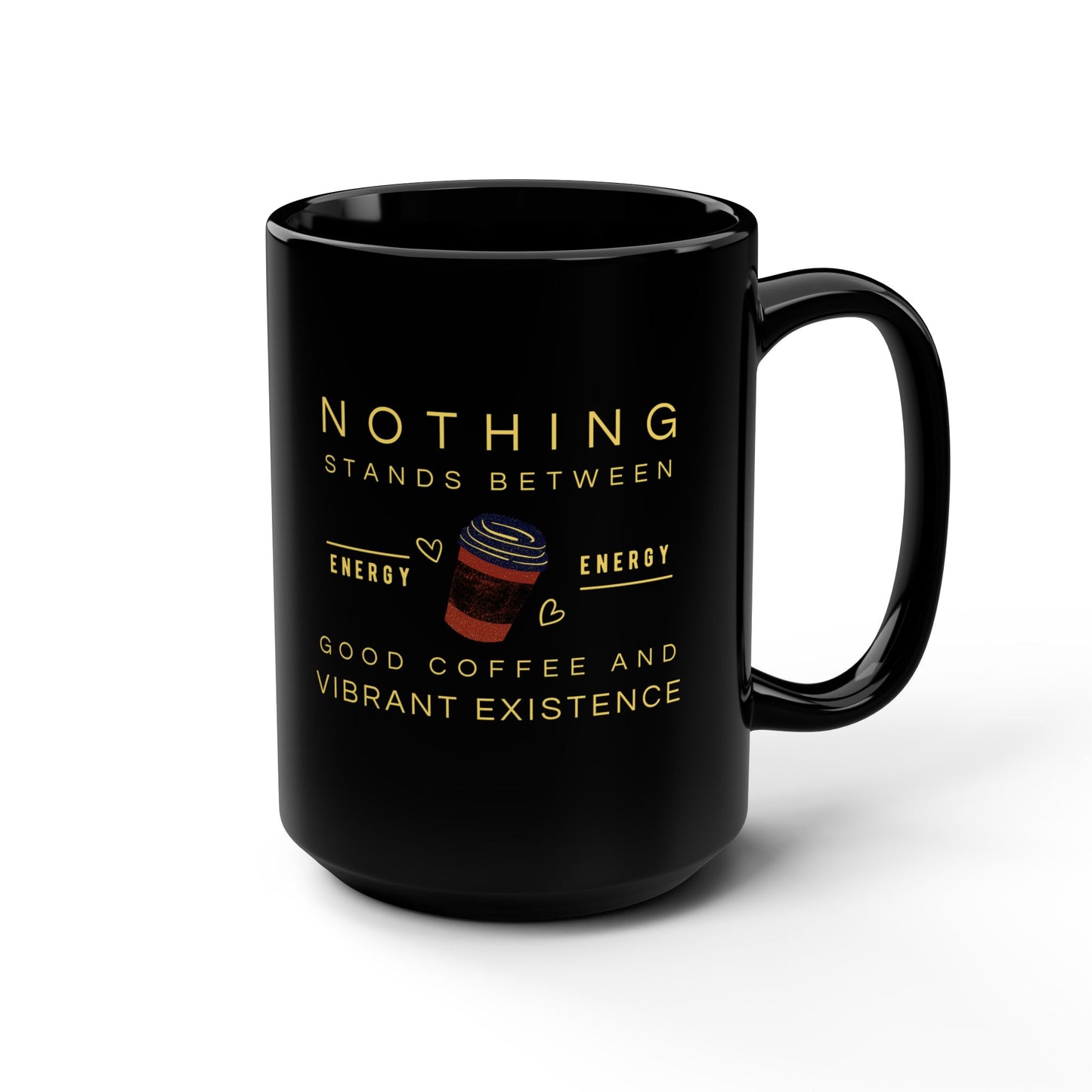 Black Mug 15oz_ N7+ Series BLACKMUG PT2WW001_ Limited Edition Stylish Mug by WesternWawes: