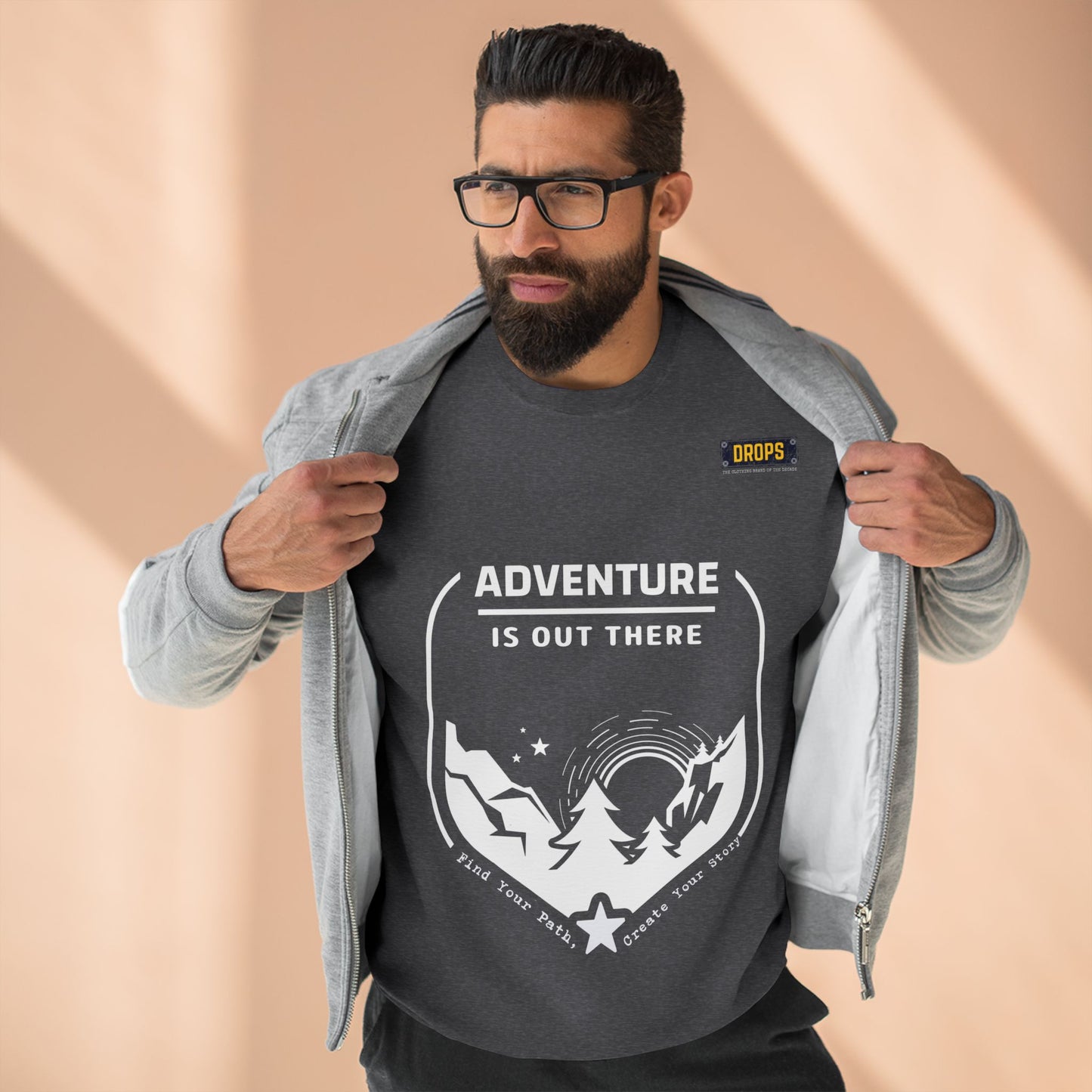 Unisex Crewneck Sweatshirt_ 04 July 2025_ Limited Edition Outdoor Gift for Adventure Lovers by WesternWaves: