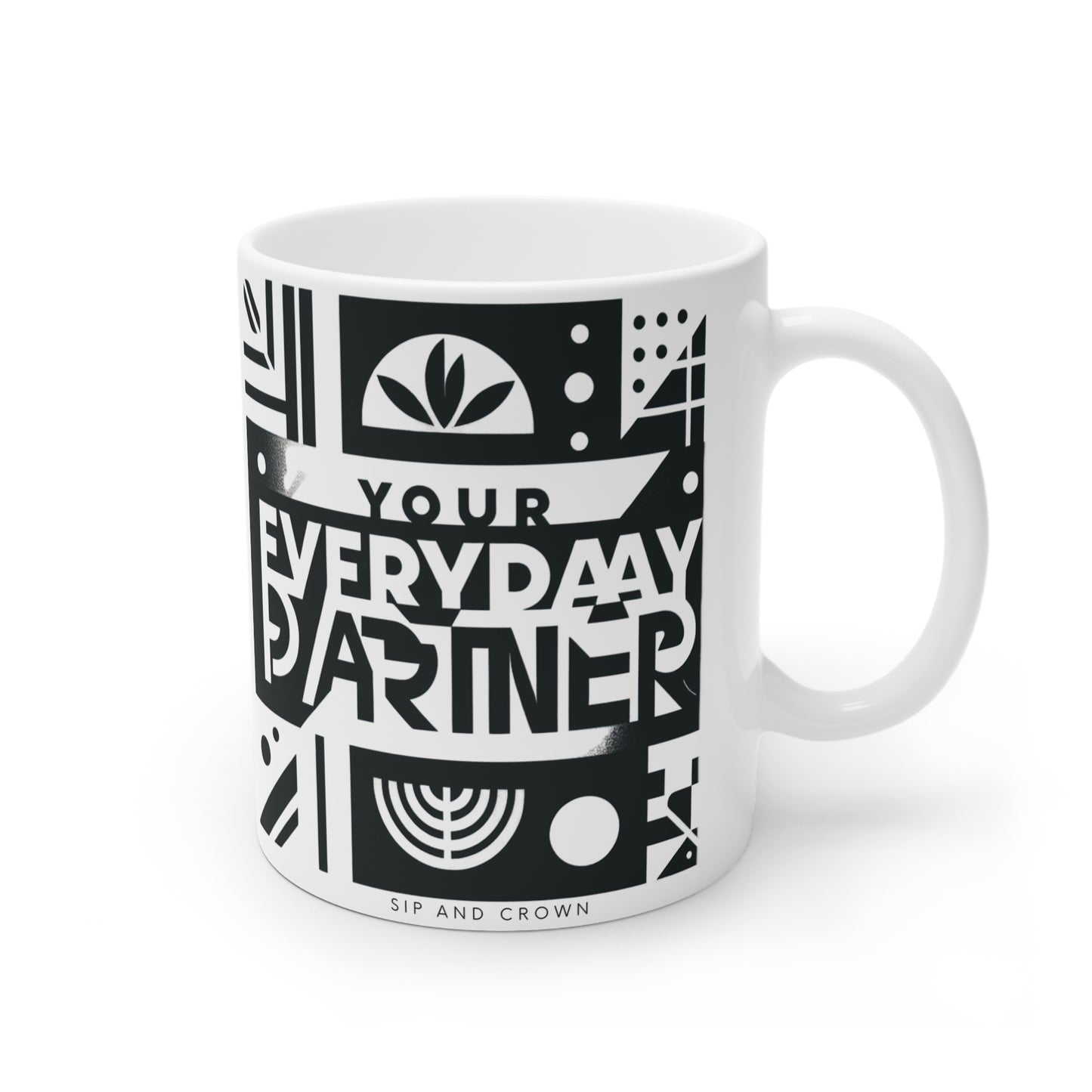 11oz Classic White Ceramic Mug – N2* Series 11OZMUG PT2WW002_ Limited Edition Unparalleled Functionality by Westernwaves: