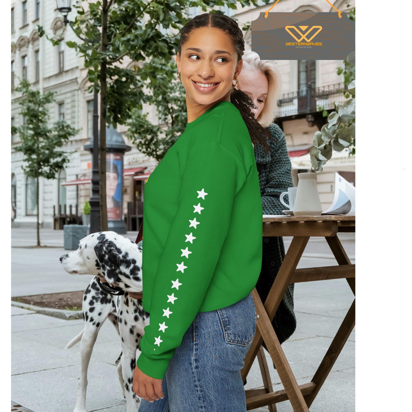 Unisex Heavy Blend™ Crewneck Sweatshirt_ N3+ Series UHBCSS PT2WW005_ Limited Edition Pure Luxury By WesternWaves: