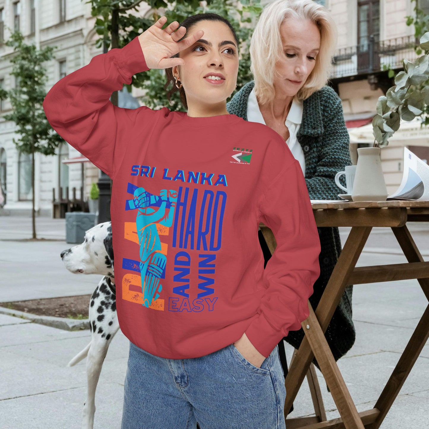 Unisex Garment-Dyed Sweatshirt_ N2 Series USGDSS PT2WW001_ Limited Edition Masterpiece of ‘ZeztZ’ Sports Brand Luxury & Casual Comfort by WesternWaves: