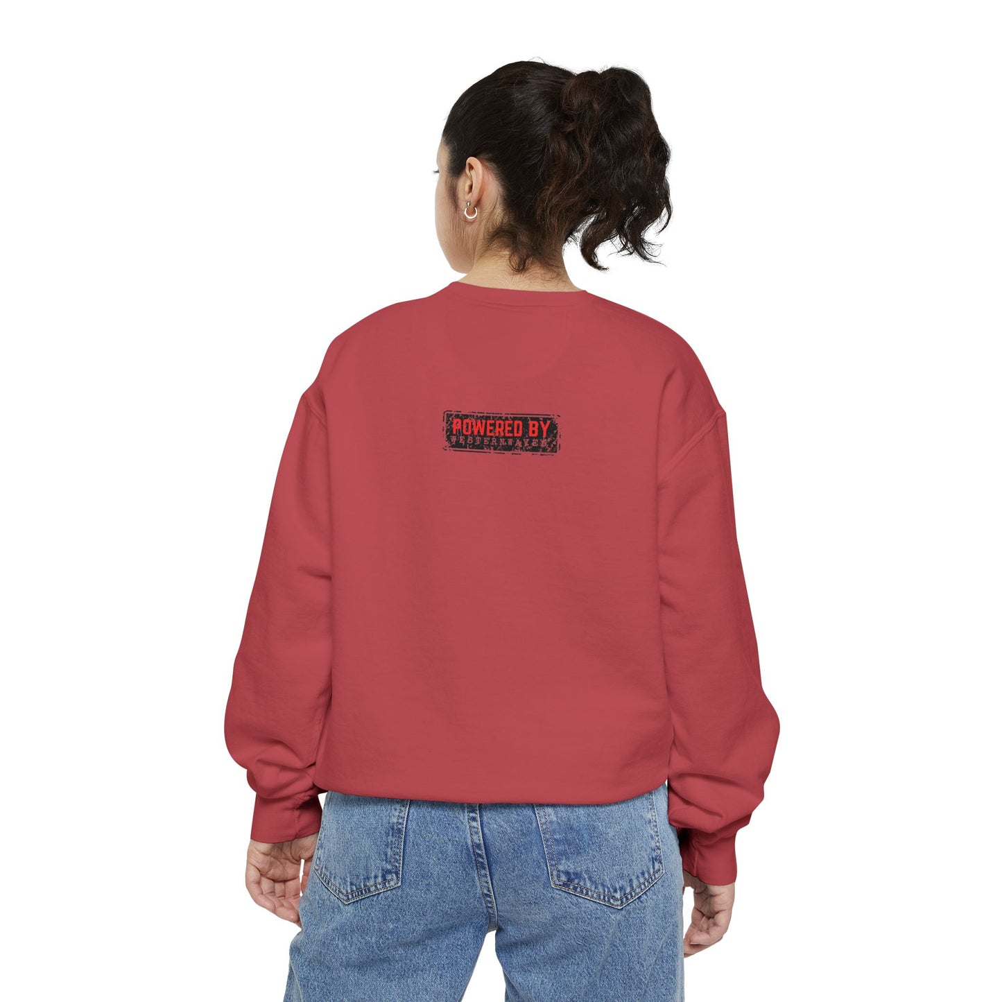 Motivational Unisex Garment-Dyed Sweatshirt, Cozy Pullover, Rise and Shine Apparel, Gift for Her, Inspirational Clothing