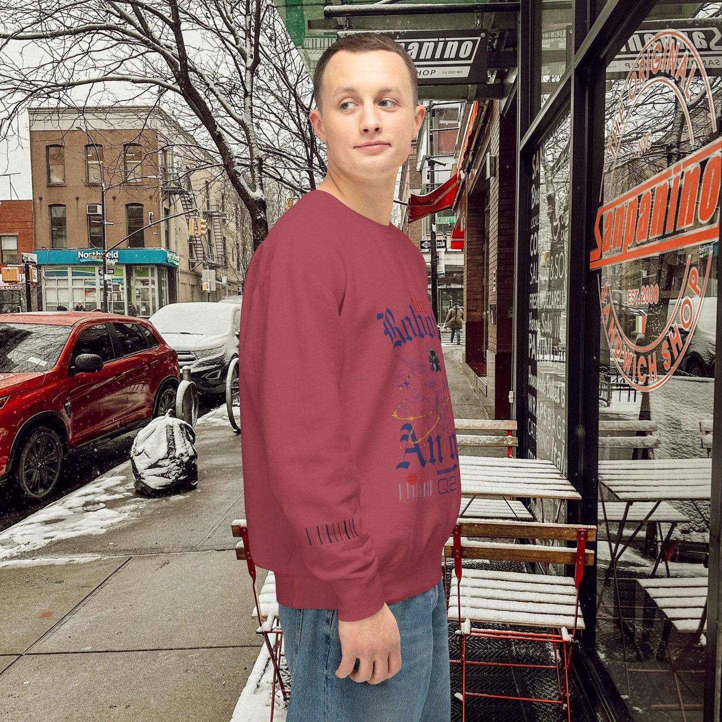 Unisex Lightweight Crewneck Sweatshirt_ N3+ Series ULWCSS PT2WW012_ Limited Edition Unparalleled Quality by WesternWaves: