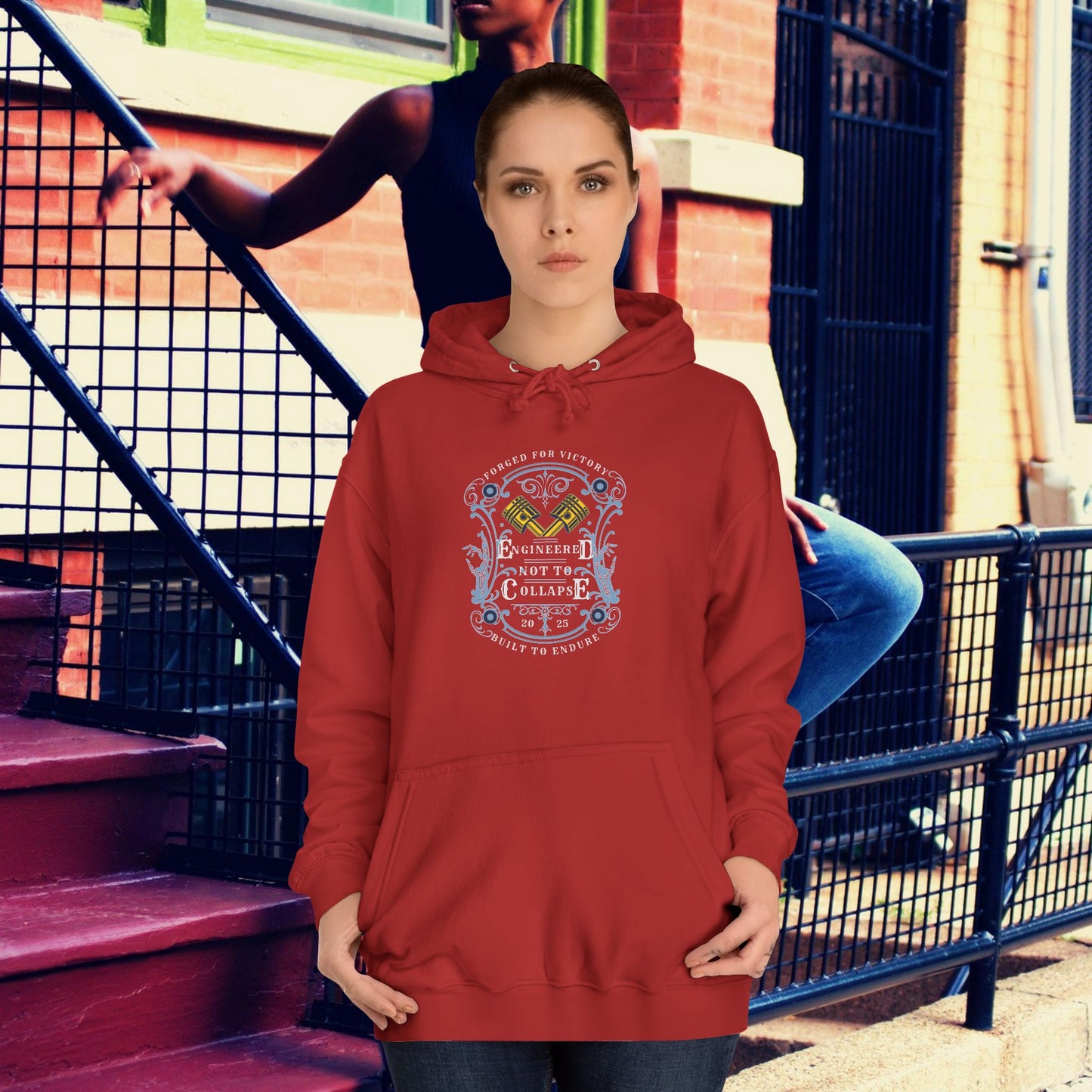 Unisex College Hoodie_ N3+ Series SCH PT2WW004_ Limited Edition Timeless Unisex Design by WesternWaves: