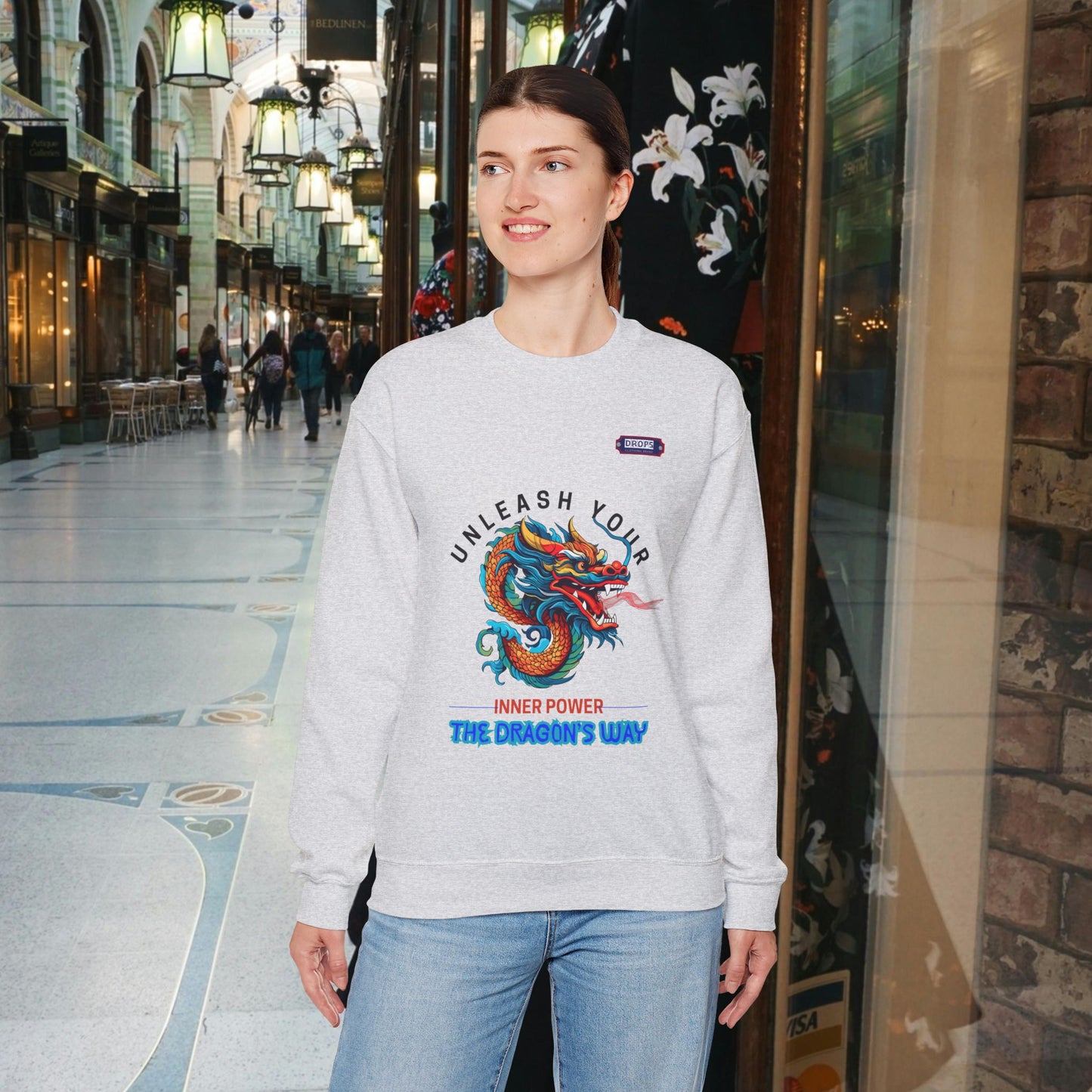 Unisex Heavy Blend™ Crewneck Sweatshirt_ N2 Series UHBCSS PT2WW007_ Limited Edition Pure Luxury for Every Occasion by WesternWaves: