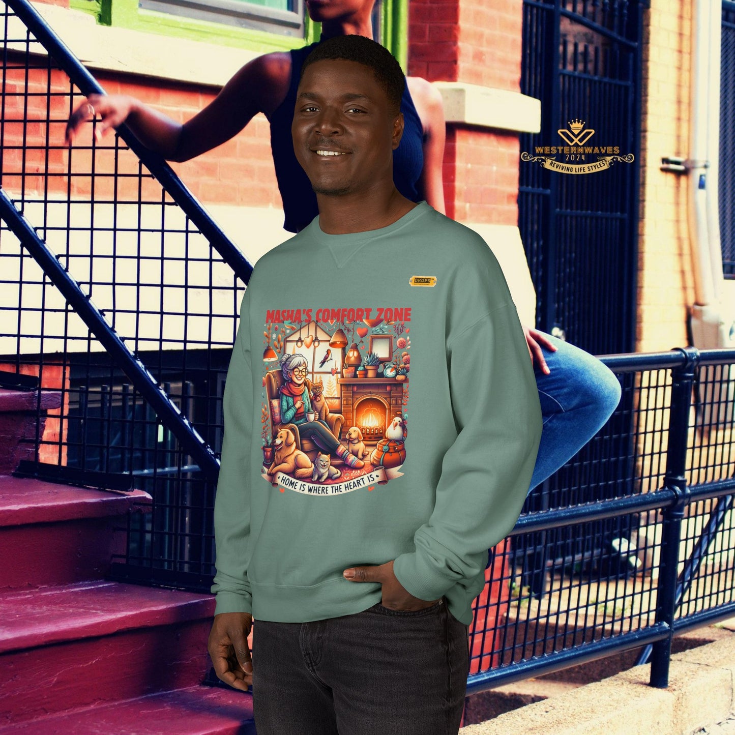 Crewneck Sweatshirt_ N7* Series CNSS PT2WW001_ Limited Edition Gift for Her, by WesternWaves: