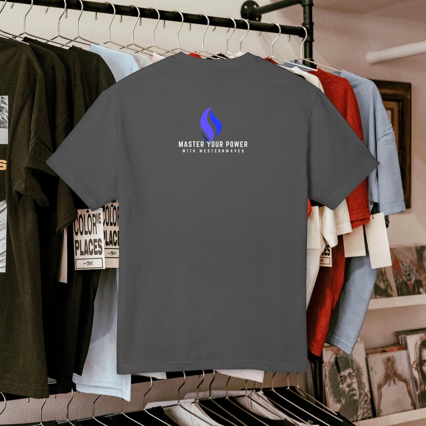 Unisex Garment-Dyed Heavyweight Cotton Tee_ N3+ Series USGDHWCTEE PT2WW009_ Limited Edition Statement of Style by WesternWaves: