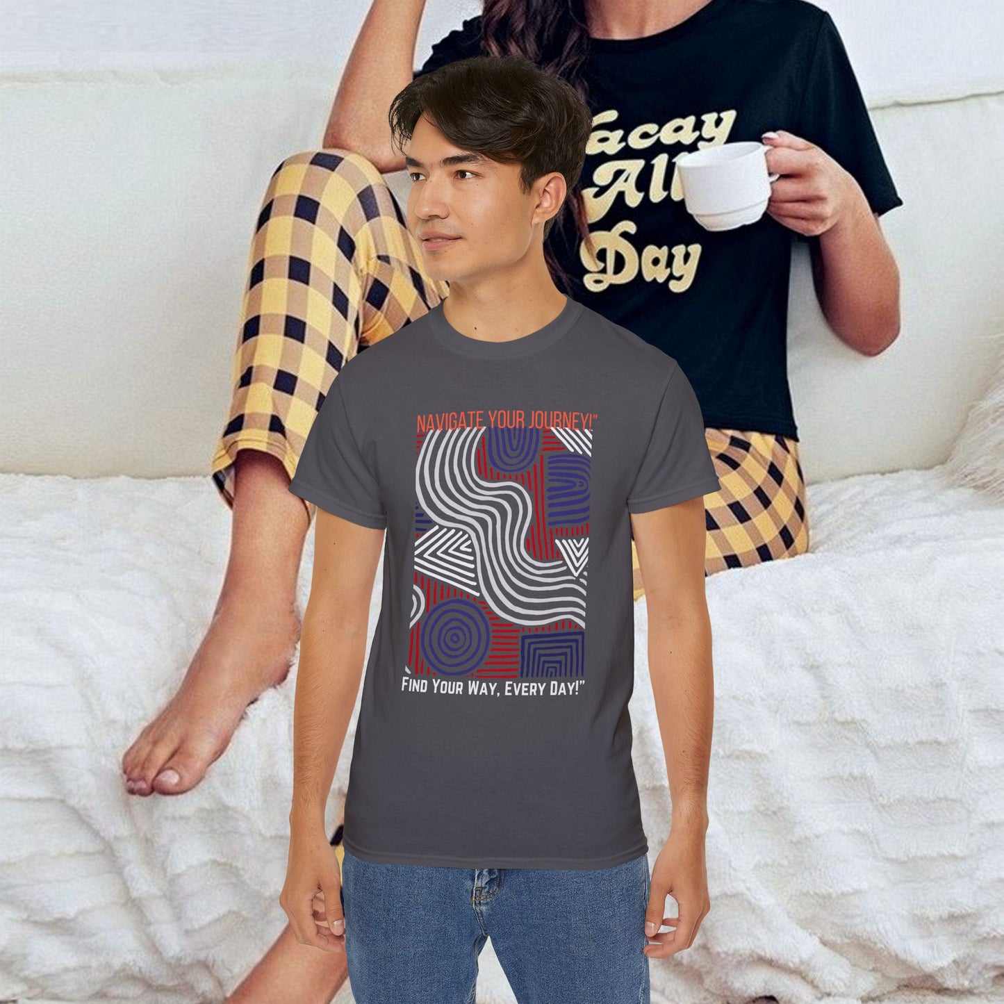 Unisex Ultra Cotton Tee_ Classic Comfort Unleashed_ N2+ Series USUCTEE PT2WW005_ Limited Edition Maximum Comfort & Style by WesternWaves: