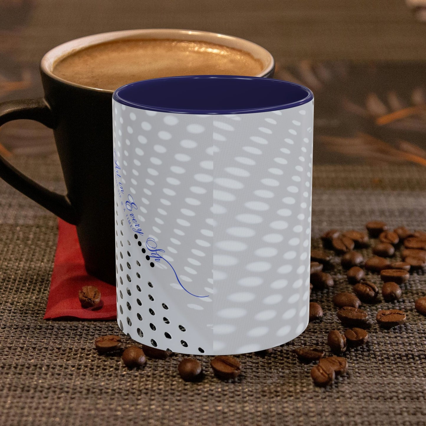 Accent Coffee Mug 11, 15oz_ N3+ Series ACM11OZ PT2WW020_ Limited Edition Perfect Blend of Style by WesternWaves: