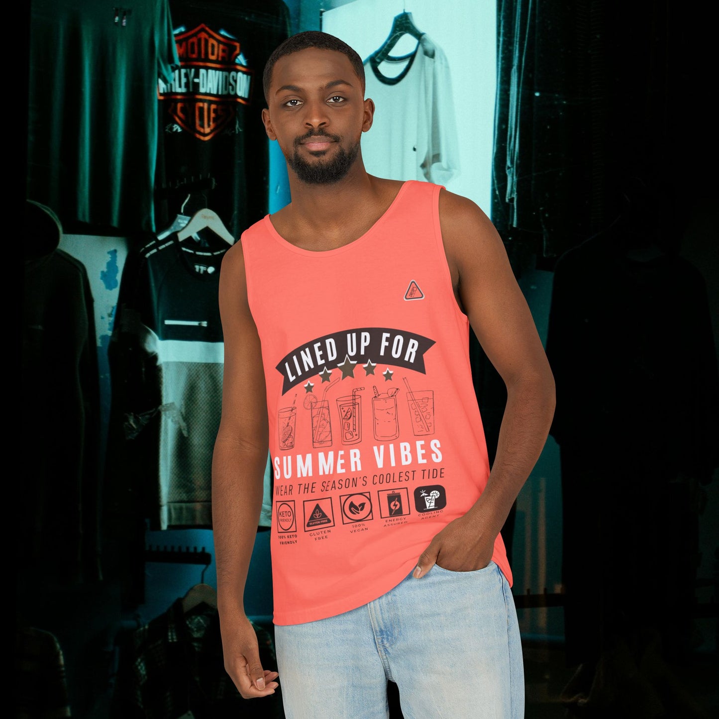 Unisex Garment-Dyed Tank Top_ Series N7* USDYEDTTOPS PT2WW001_ Limited Edition by WesternWaves: