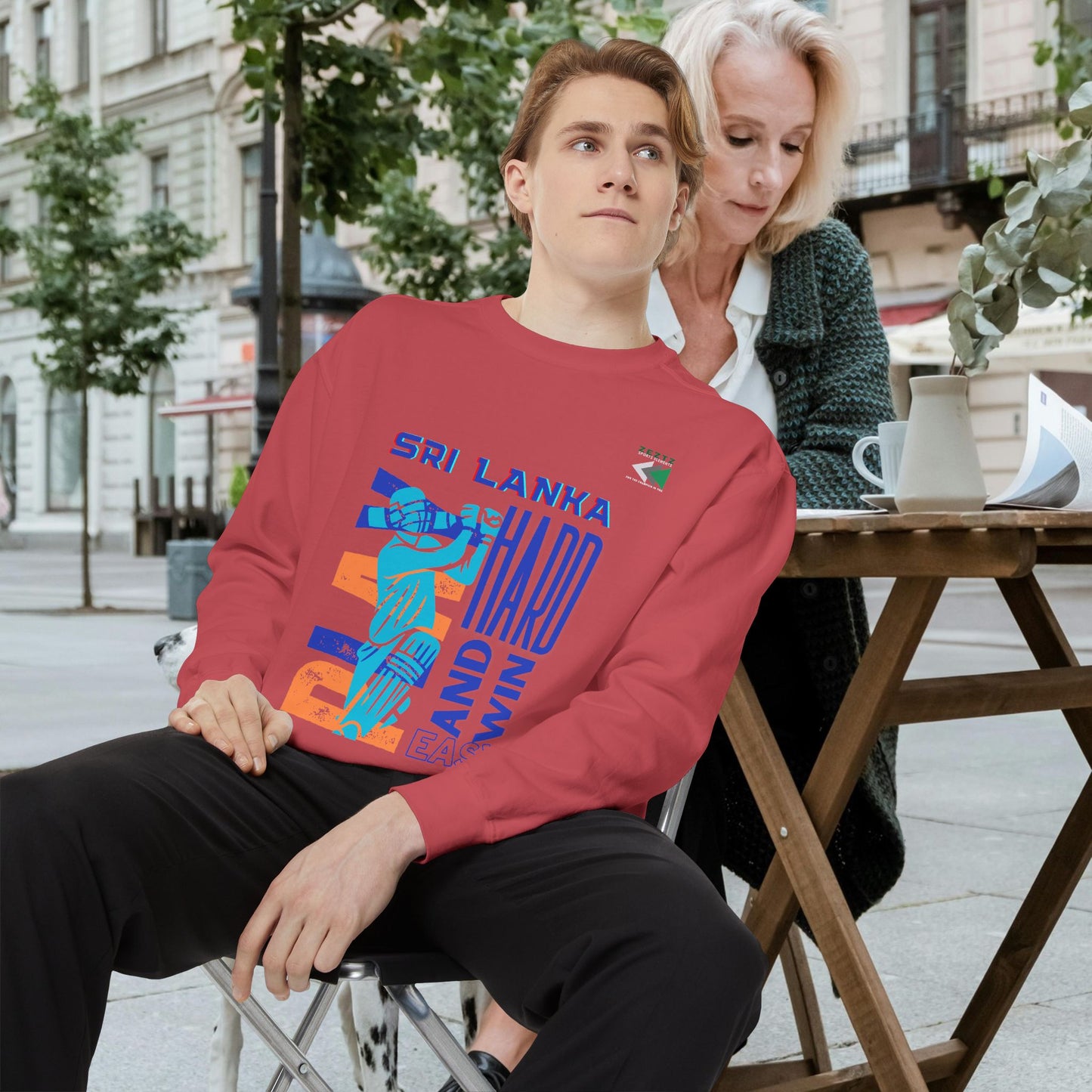 Unisex Garment-Dyed Sweatshirt_ N2 Series USGDSS PT2WW001_ Limited Edition Masterpiece of ‘ZeztZ’ Sports Brand Luxury & Casual Comfort by WesternWaves: