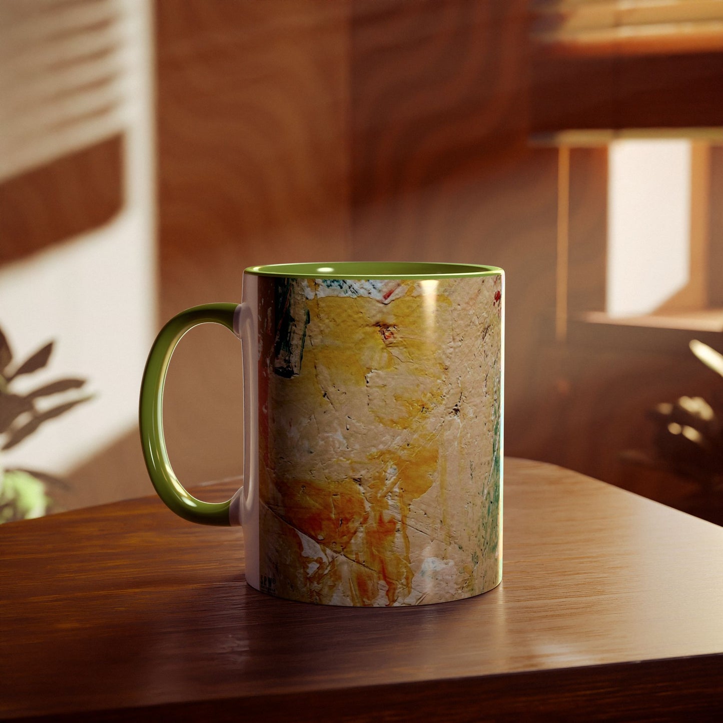 Two-Tone Coffee Mugs, 11oz_ N2+ Series TTCM11OZ PT2WW001_ Limited Edition by SPW of WesternWaves: