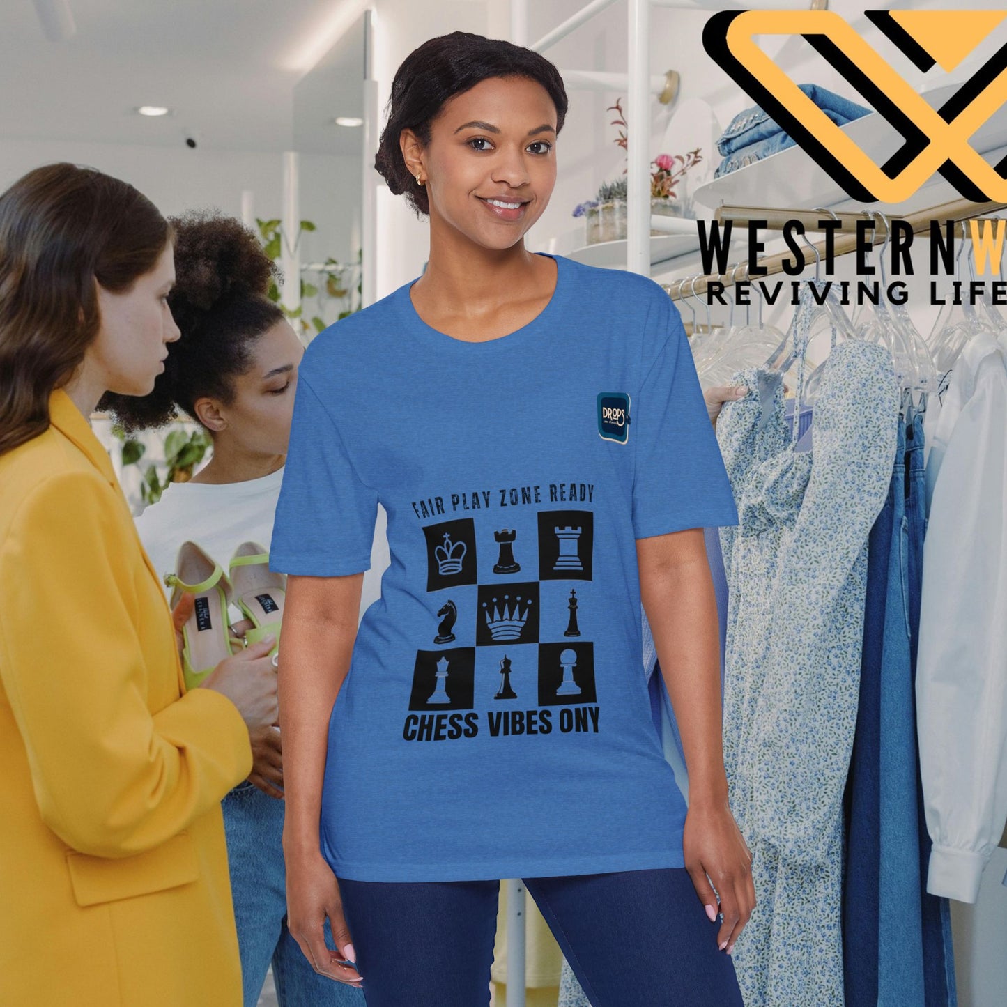 Unisex District® Re-Tee®_ N Series USDRR_ PT2WW001_ Sustainable Style by WesternWaves: