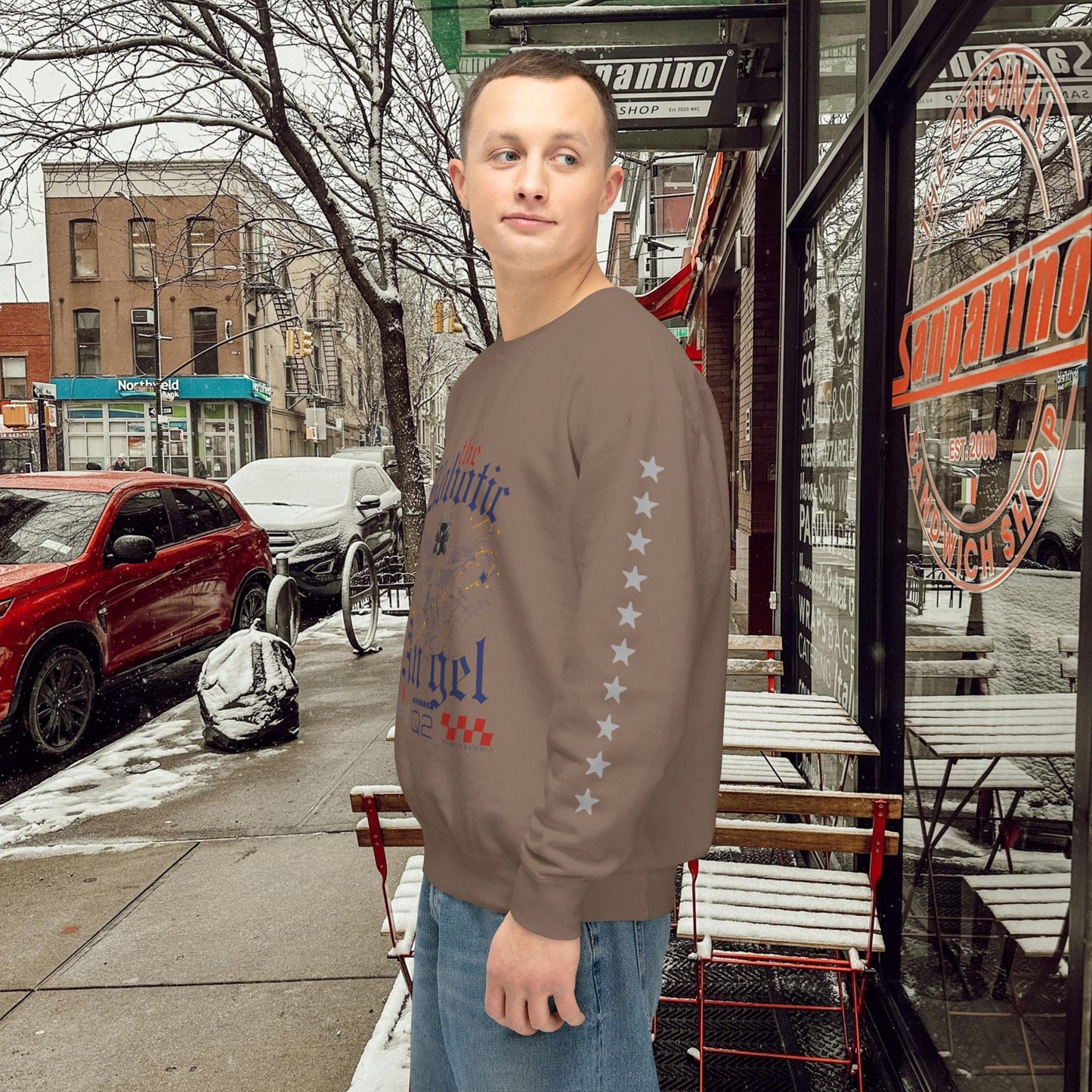 Unisex Lightweight Crewneck Sweatshirt_ N3+ Series ULWCSS PT2WW012_ Limited Edition Unparalleled Quality by WesternWaves: