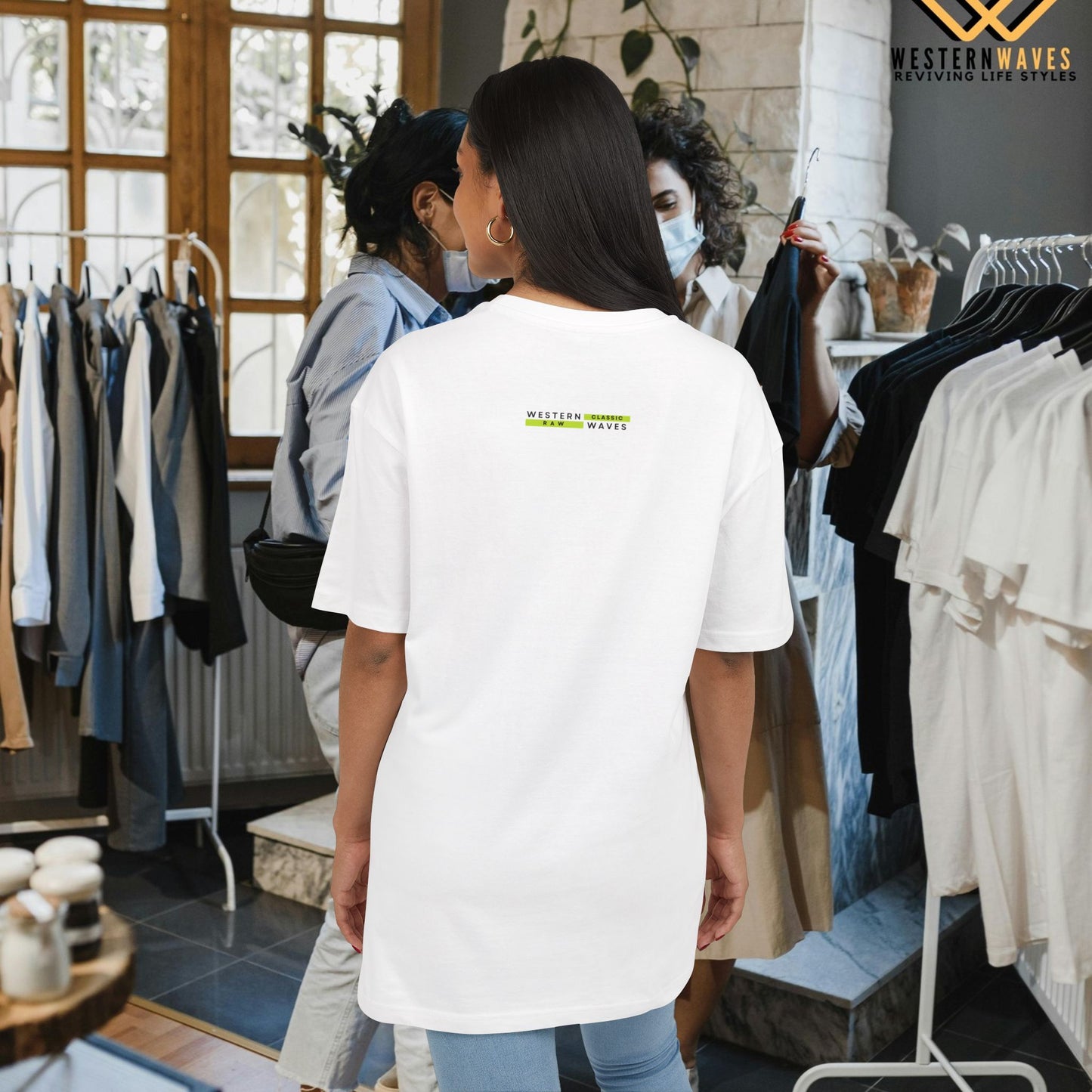 Unisex Heavy Oversize Tee_ N5+ Series USHOSTEE PT2WW001_ Limited Edition Soft Yet Strudy Feel Tee by WesternWaves:
