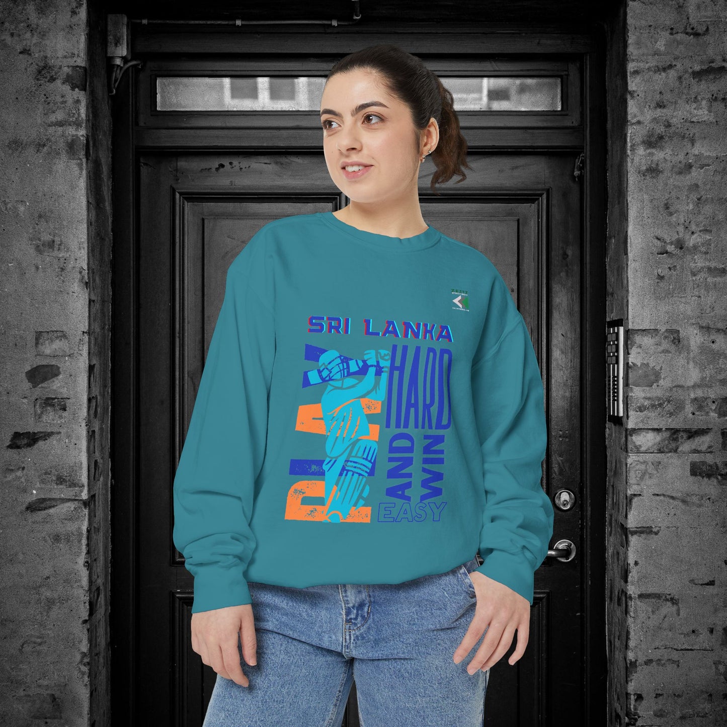 Unisex Garment-Dyed Sweatshirt_ N2 Series USGDSS PT2WW001_ Limited Edition Masterpiece of ‘ZeztZ’ Sports Brand Luxury & Casual Comfort by WesternWaves: