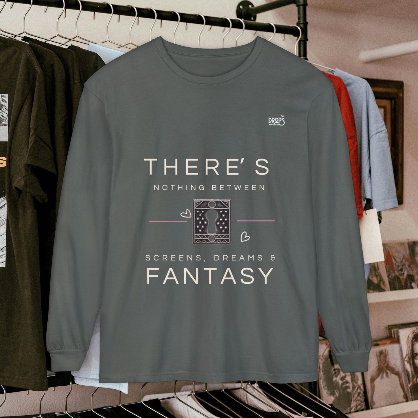 Unisex Long Sleeve T-Shirt_ N7+ Series USLSTSHIRT PT2WW001_ Limited Edition Trendy Vibes by WesternWaves:
