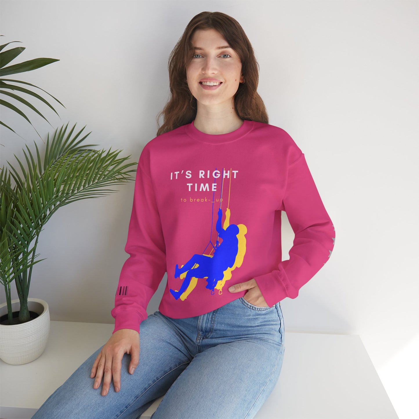 Unisex Heavy Blend™ Crewneck Sweatshirt_ N3+ Series UHBCSS PT2WW020_ Limited Edition by WesternWaves: