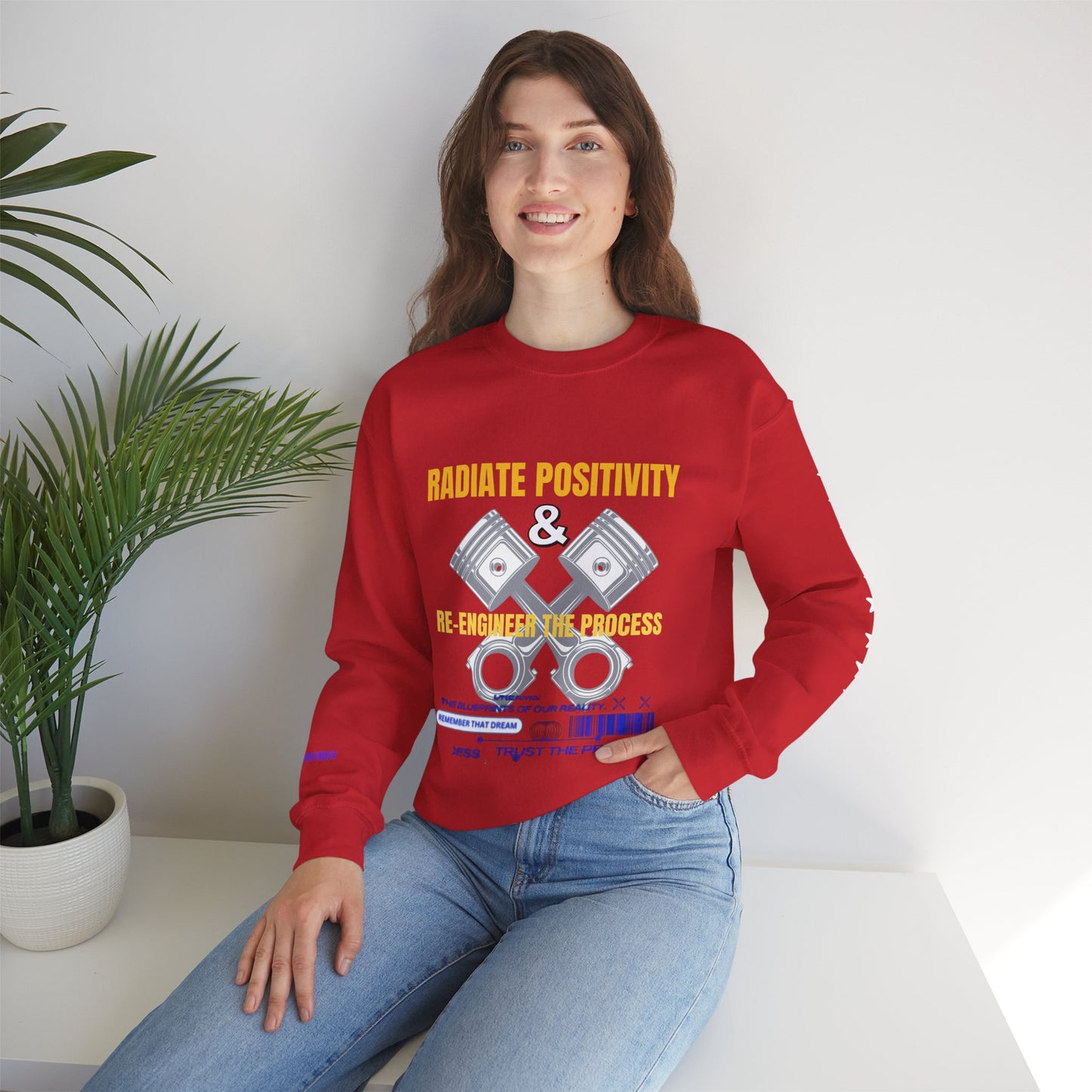 Unisex Heavy Blend™ Crewneck Sweatshirt_ N3+ Series UHBCSS PT2WW005_ Limited Edition Pure Luxury By WesternWaves: